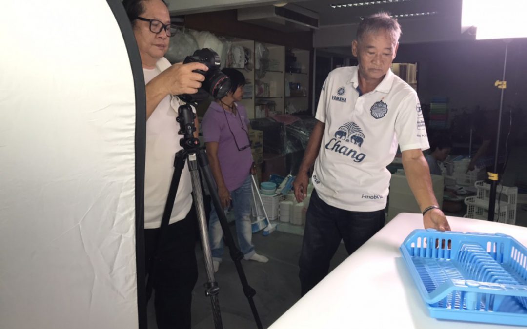 เบื้องหลังงานถ่ายภาพสินค้า โกดัง กทม.